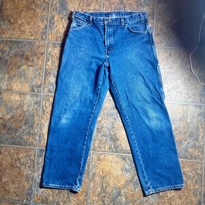 Dickies Men's Relaxed Fit Blue Jeans